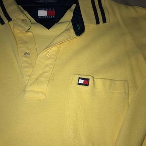 XL TOMMY HILFIGER LONG SLEEVE POLO